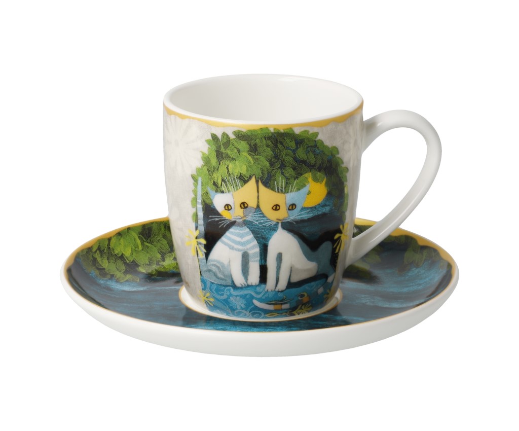 Al Chiaro Di Luna - Espresso Cup with Saucer 6.5cm Rosina Wachtmeister