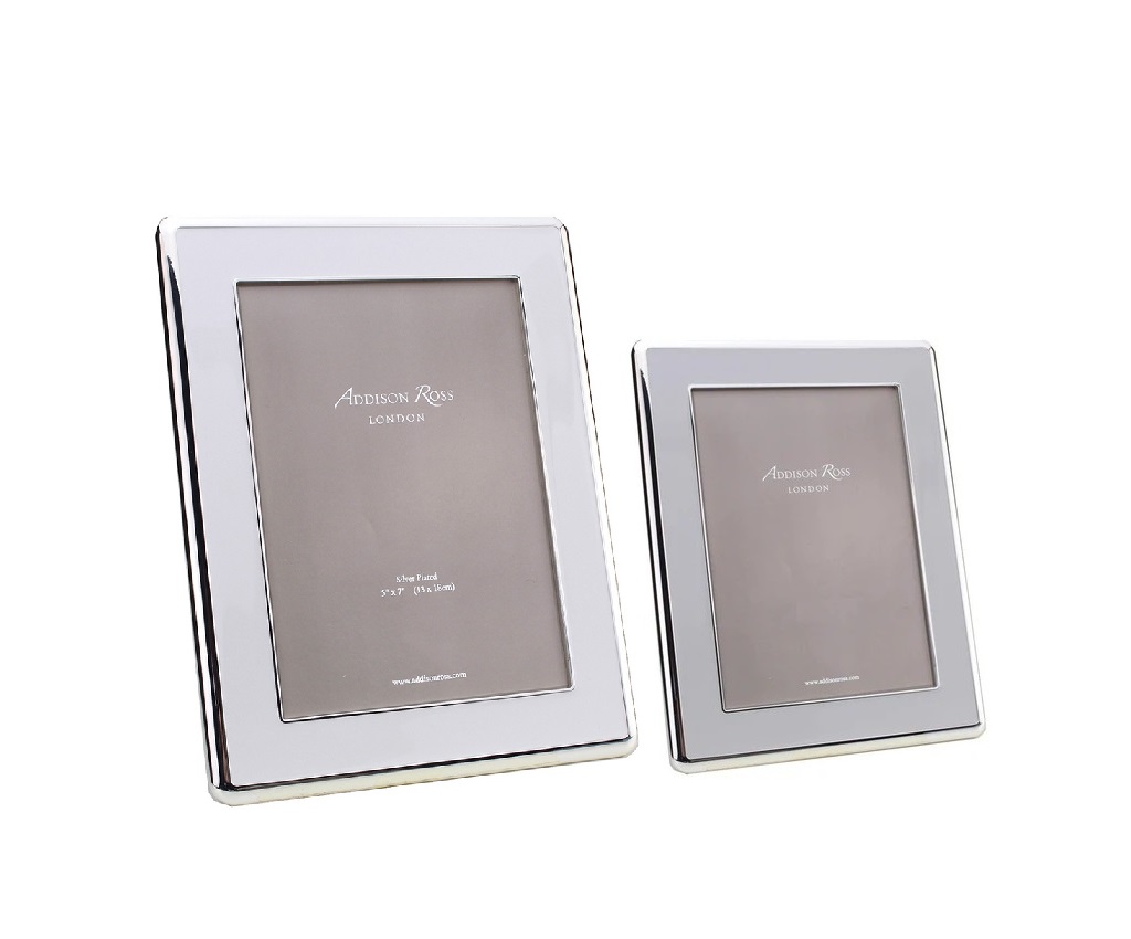 The Curve Enamel with Silver Frame