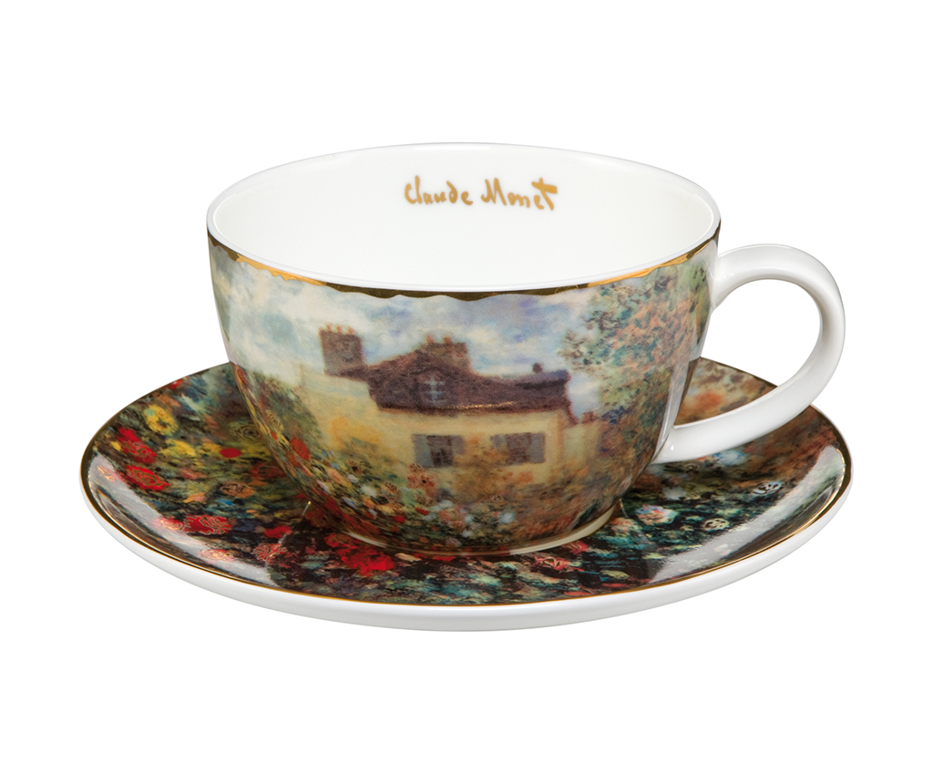 The Artist&#39;s House - Tea or Cuppuccino Cup with Saucer Artis Orbis Claude Monet