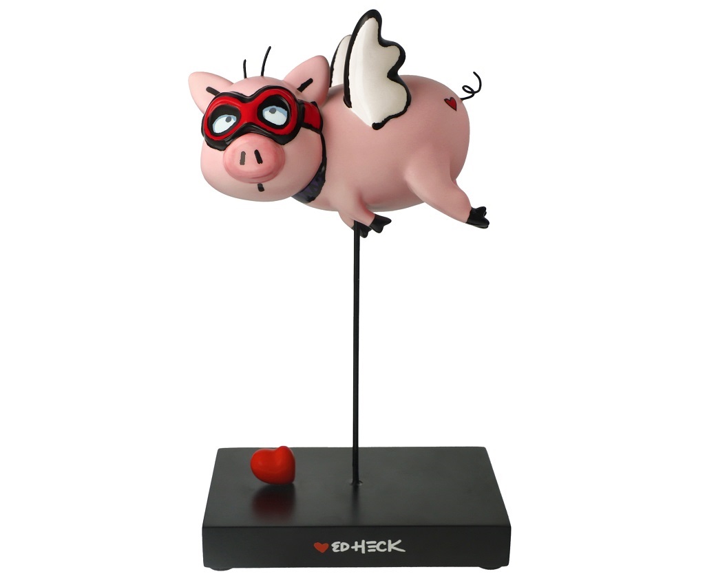 When Pigs Fly - Figurine Pop Art Ed Heck