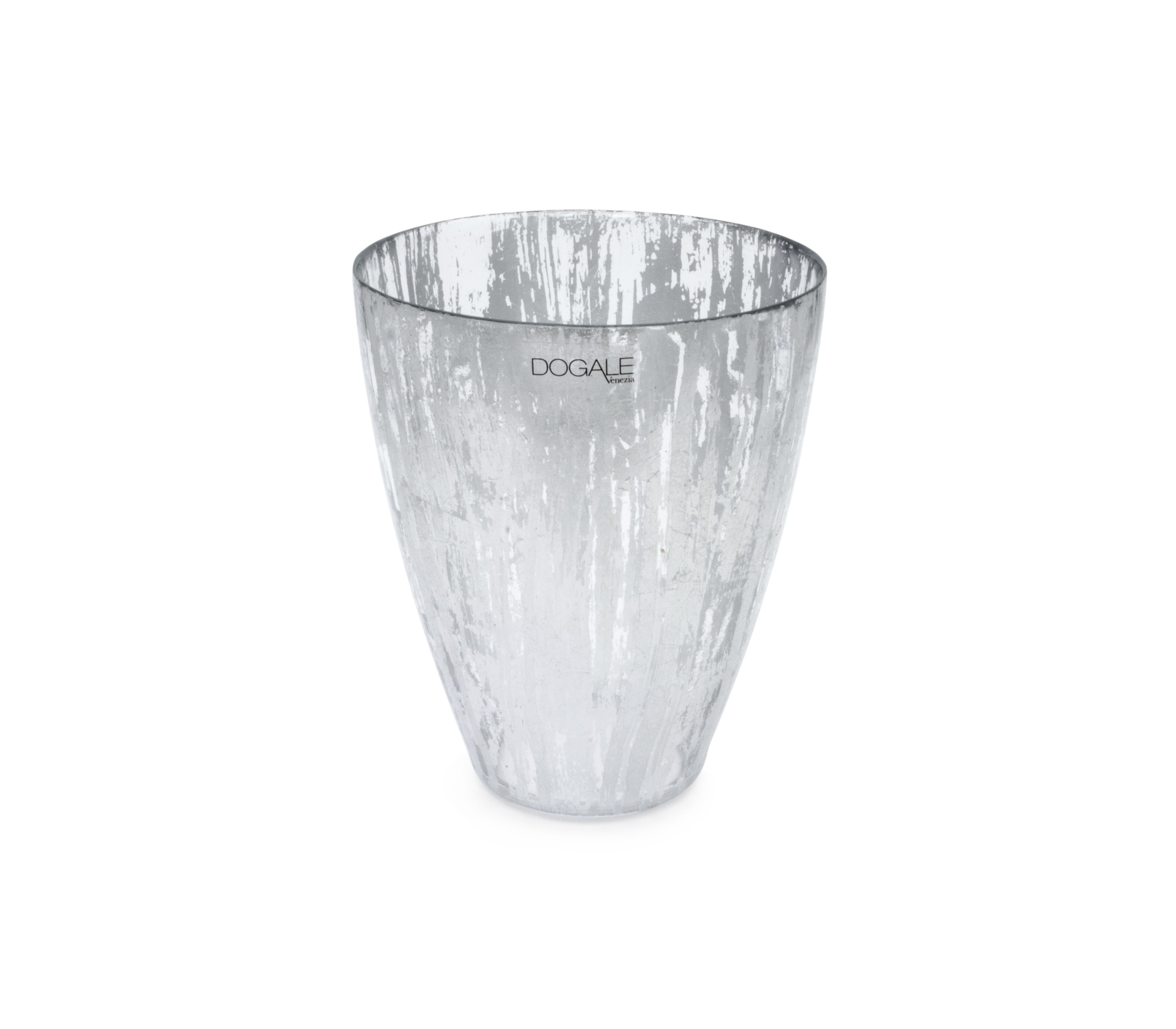 Sole and Luna Silver Leaf Vase