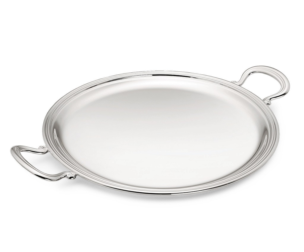 Silver-plated Round Tray