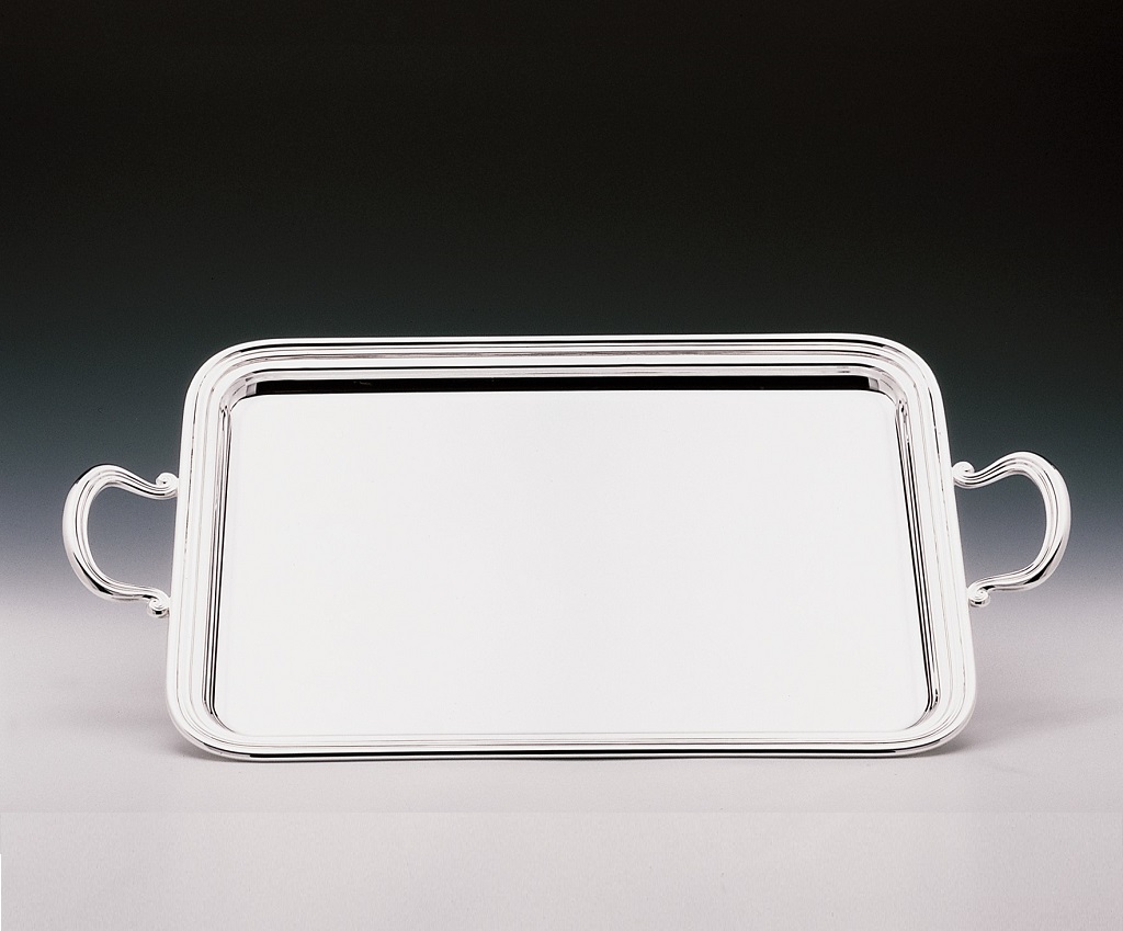 Silver-plated Rectangular Tray
