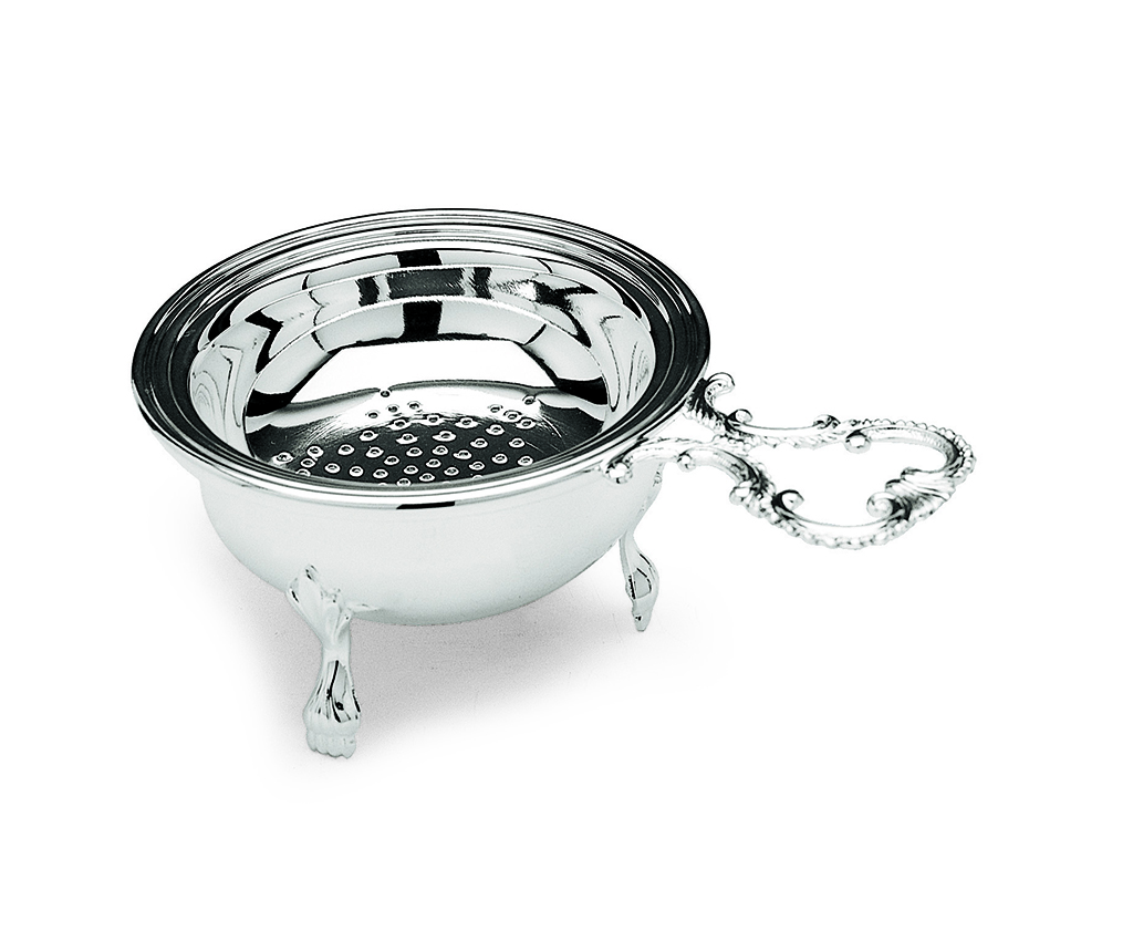 Silver-Plated Tea Strainer
