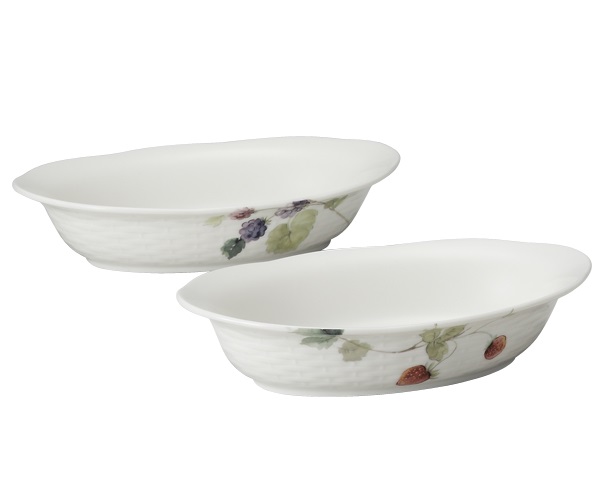 Lucy&#39;s Garden Oval Bowl Set of 2