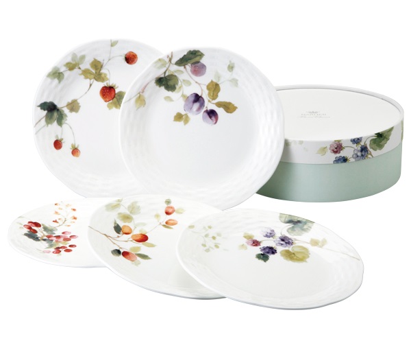 Lucy&#39;s Garden Plate (Set of 5)