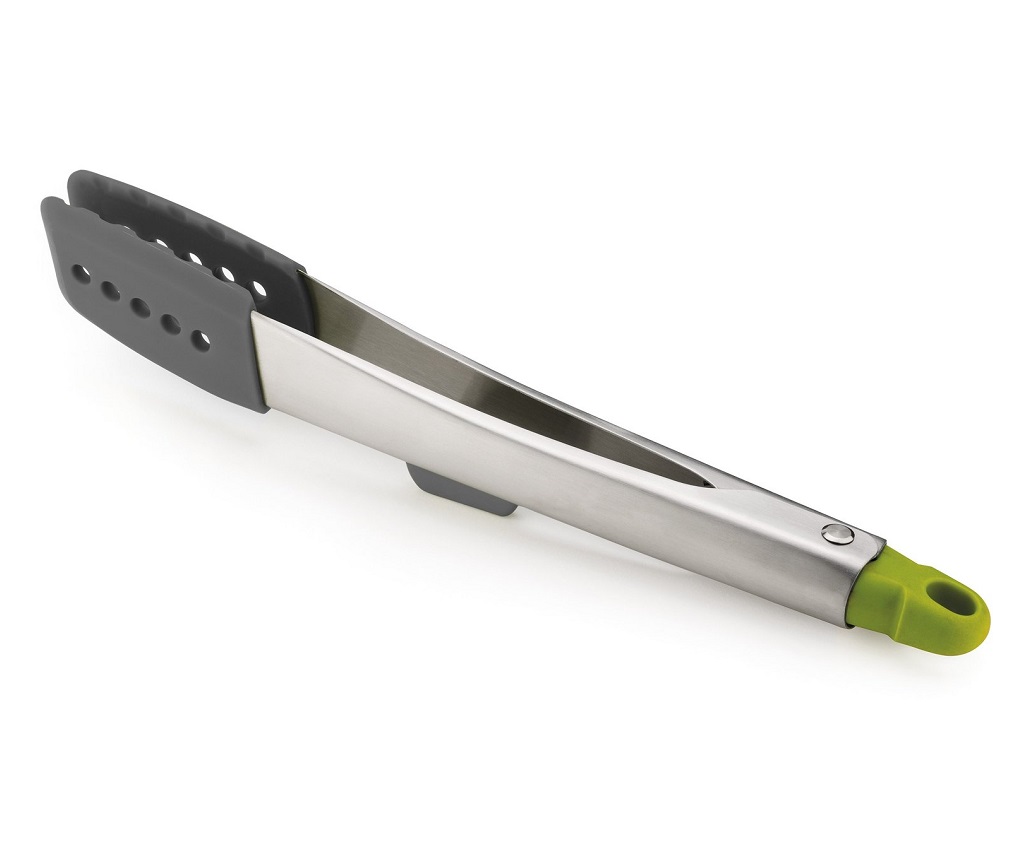 Elevate™ 12&quot; Stainless-Steel Silicone Tongs (10162)