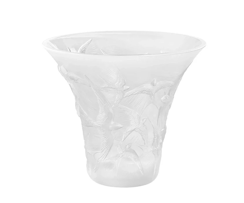&quot;Hirondelles&quot; Flared Vase