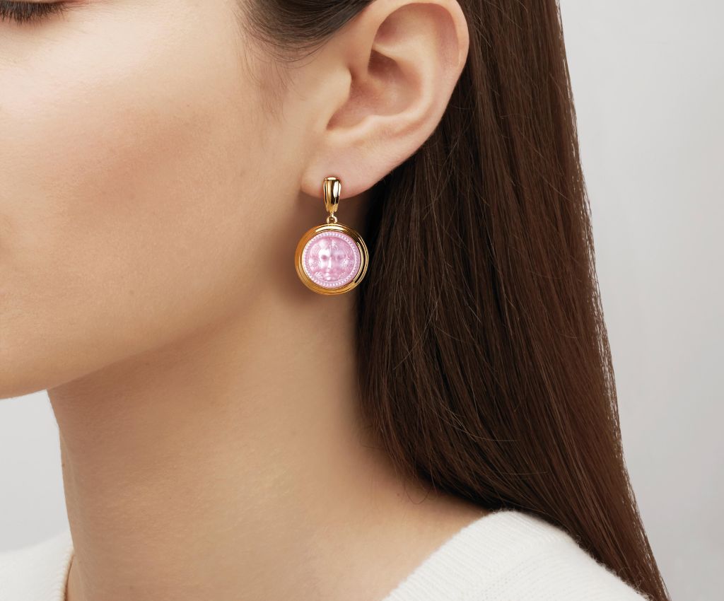 &quot;Ar&#233;thuse&quot; Round Earrings