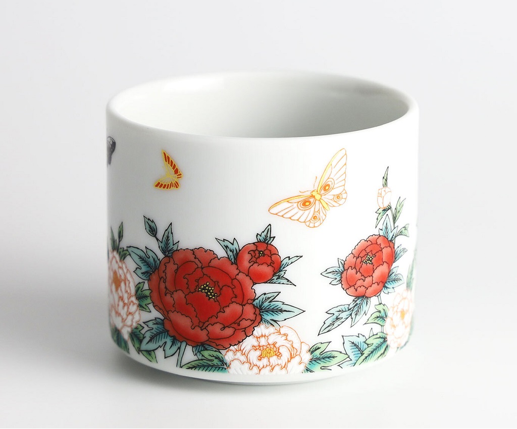 【Pre-order】- Cup (Peony &amp; Butterfly) (deliver around 3 weeks after purchase)