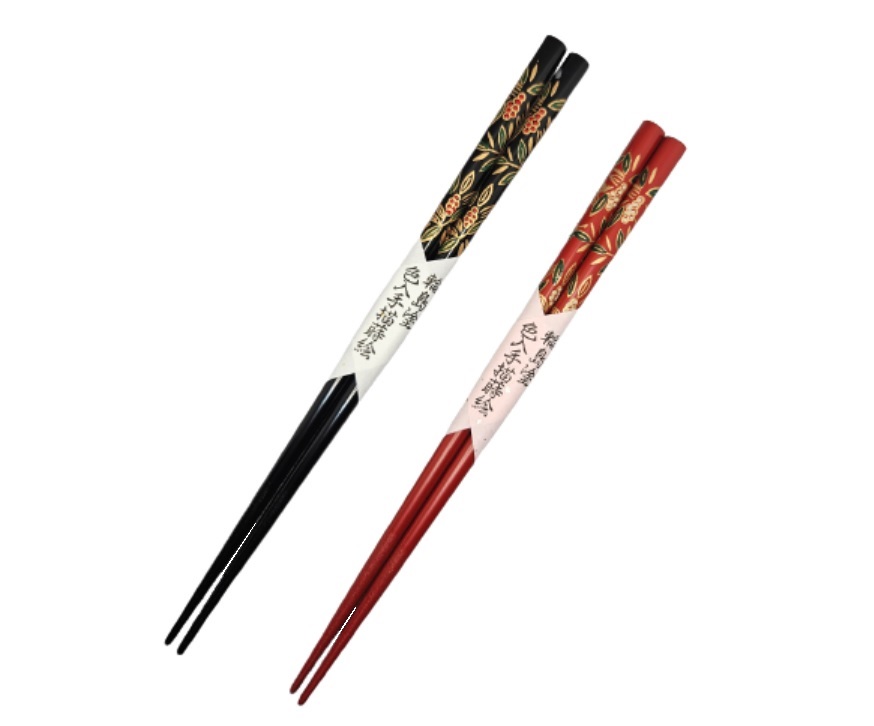 【Pre-order】- Wajima Lacquer Maki-e Chopsticks (Nandina) (deliver around 3 weeks after purchase)