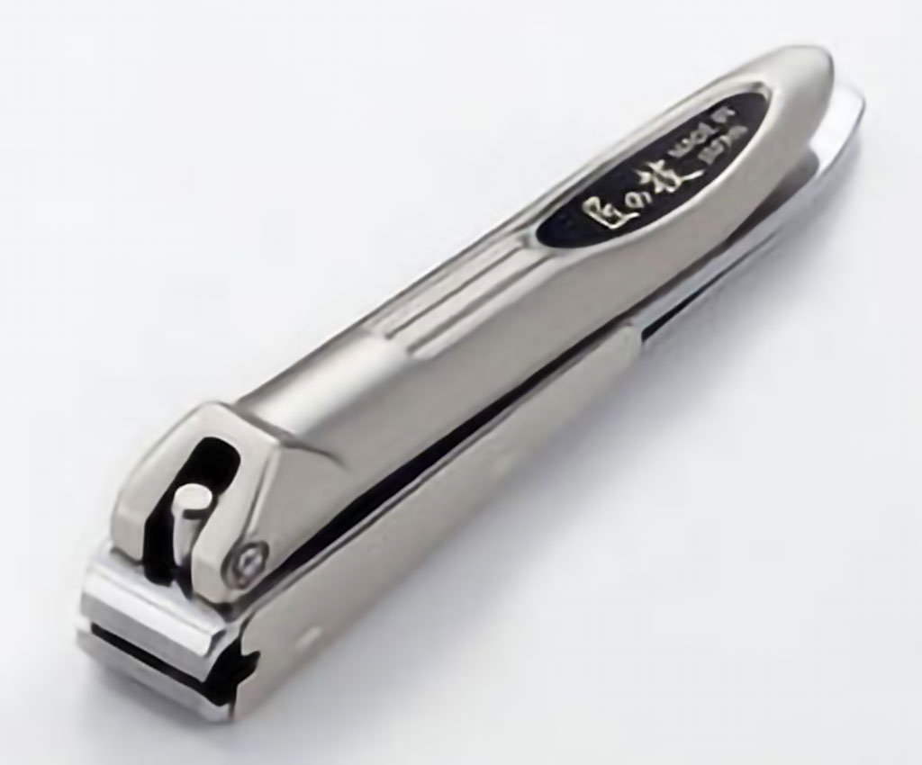 Stainless Steel Nail Clipper [straight blade / catcher (S)] (G-1020)
