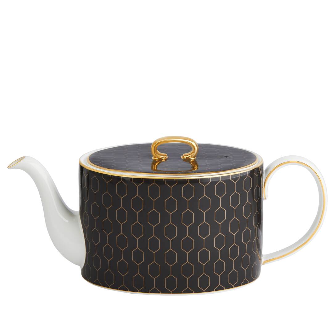 金色幾何茶壺