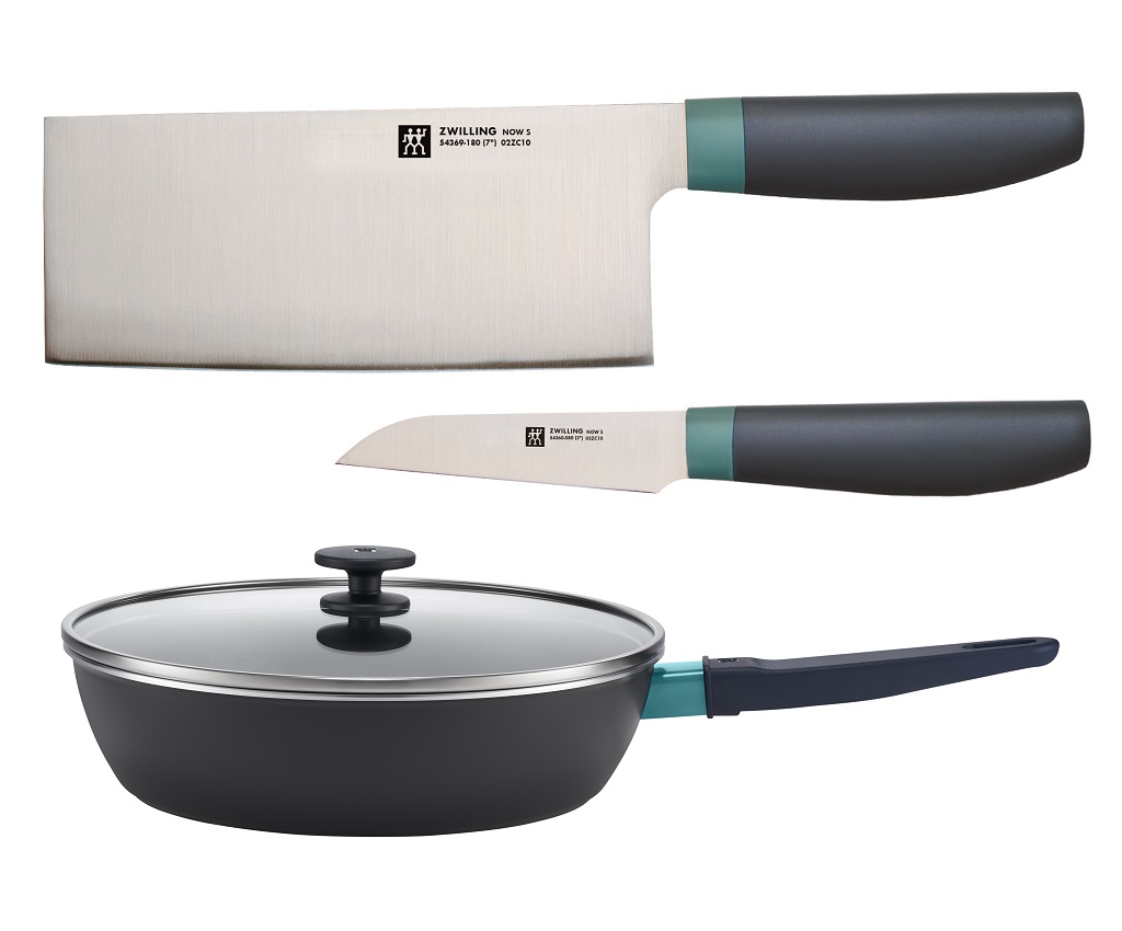 Now S Knife and Frypan Set