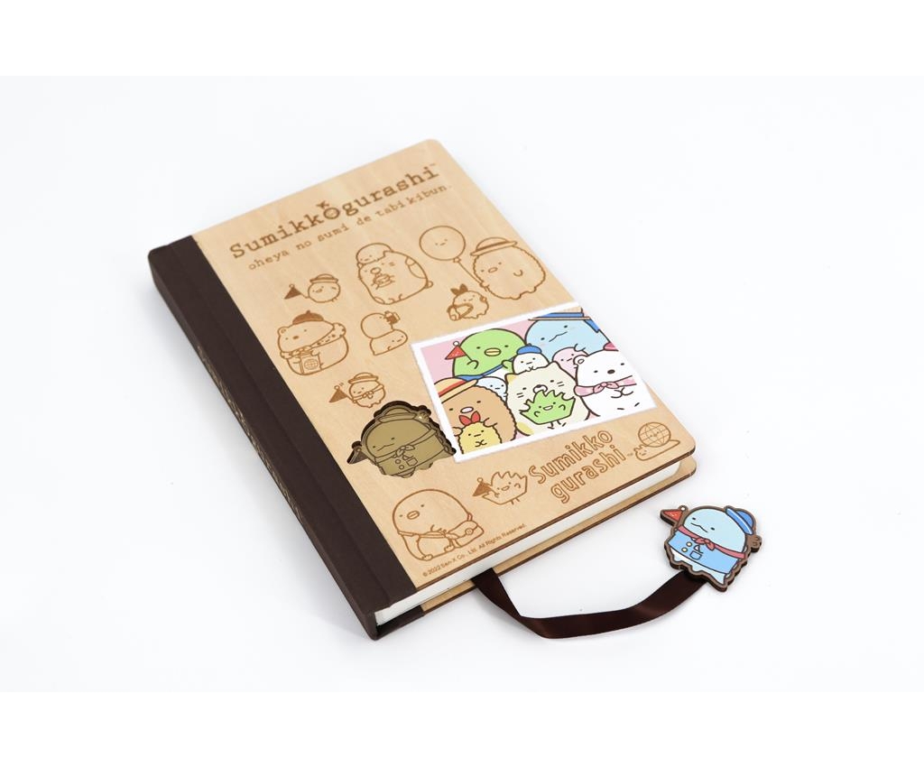 Sumikkogurashi Wooden Note Book (Camping)