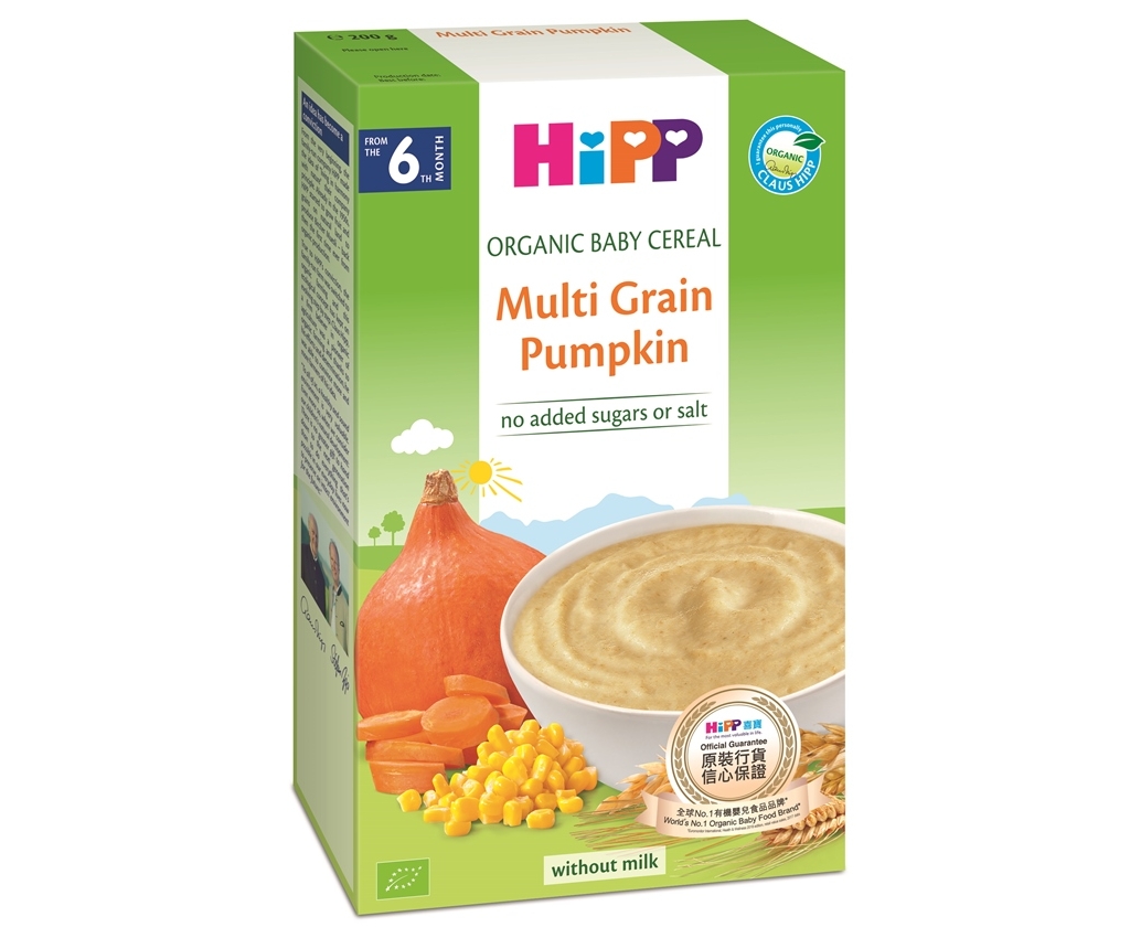 Organic Baby Cereal Multi Grain Pumpkin 200g