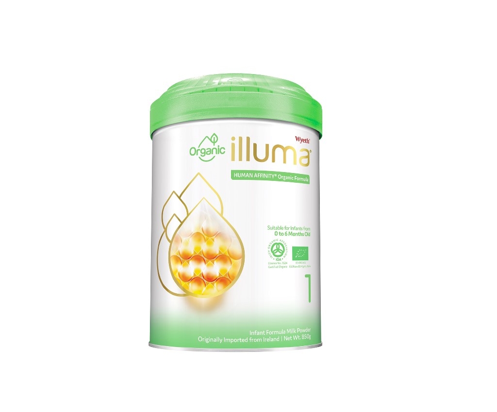 ILLUMA Organic Stage 1 Infant Formula Milk Powder 850g