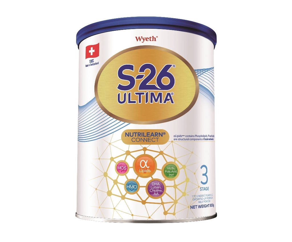 S-26 ULTIMA CONNECT Stage 3 Growing-up Formula Milk Powder 800g