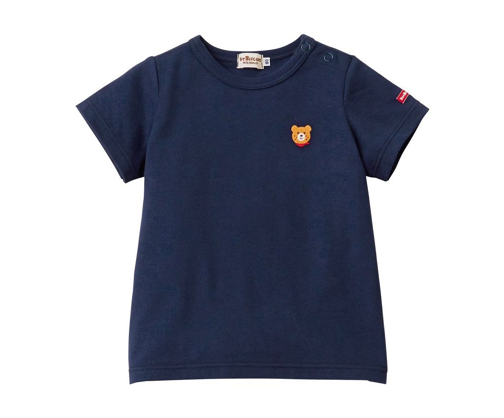 刺繡短袖T恤(72-5207-452)