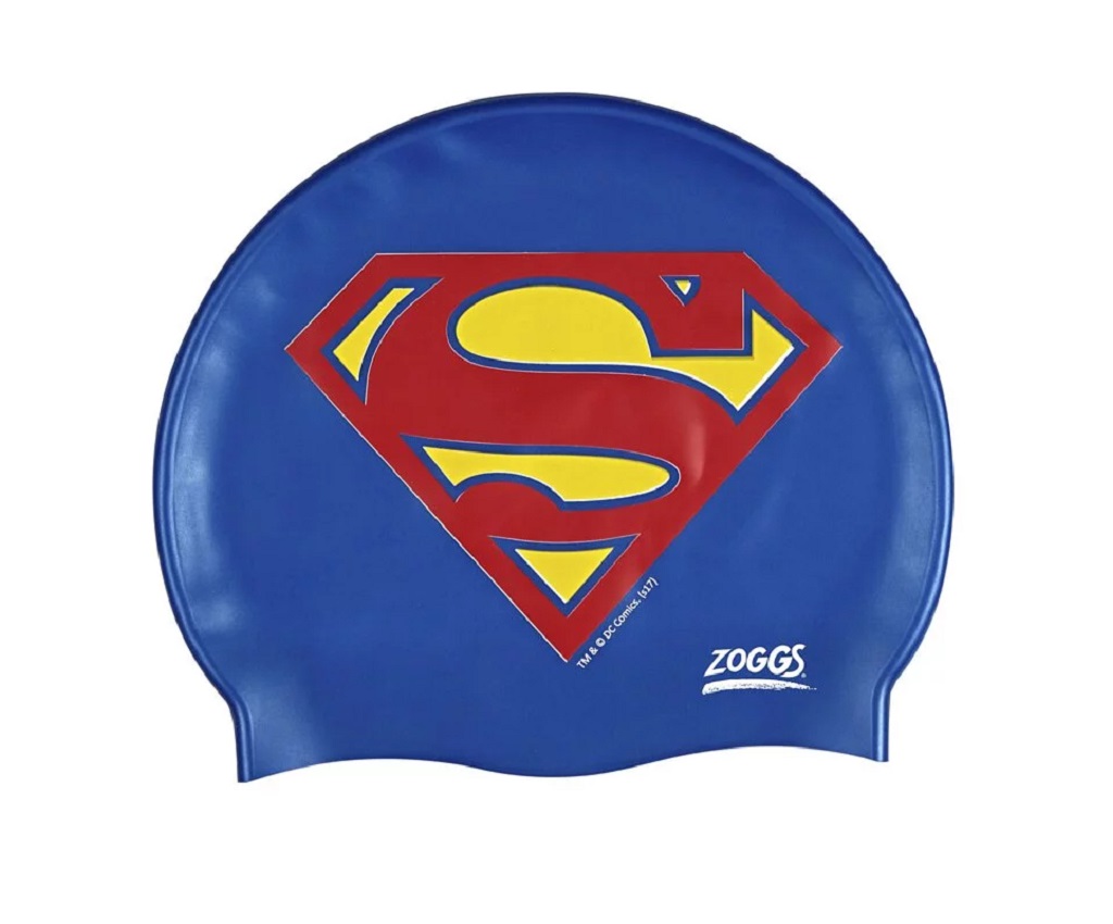 DC超級英雄系列超人矽膠泳帽