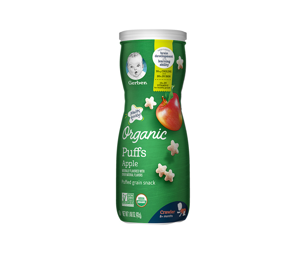 Organic Puffs (Apple Flavor) 42g