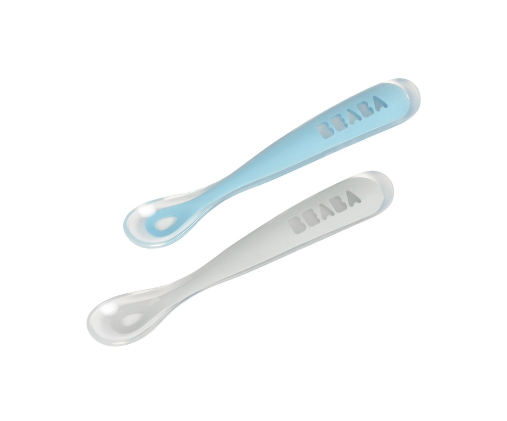 Set of 2 1st Stage Silicone Spoons