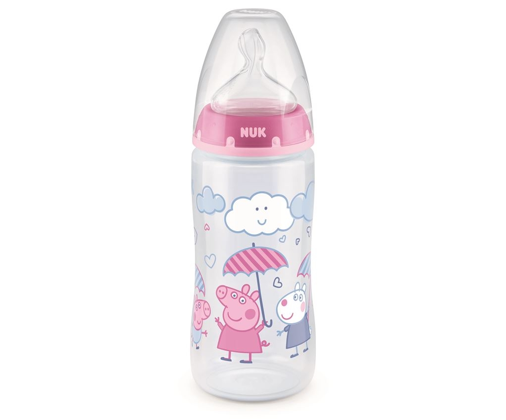 PCH Peppa Pig 300ml PP Bottle with Silicone Teat (0-6 months)