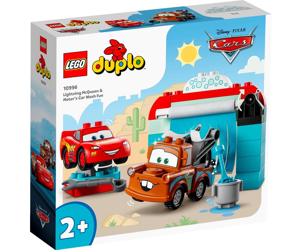 Lightning McQueen &amp; Mater&#39;s Car Wash Fun #10996