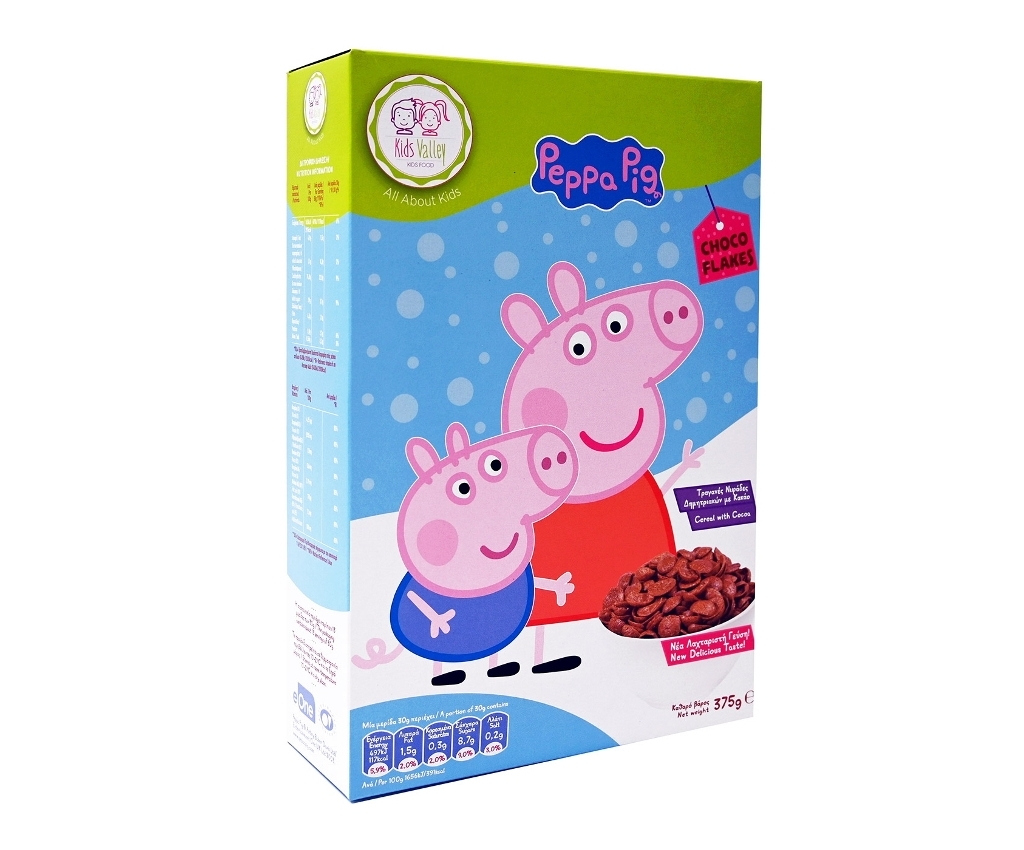 PEPPA PIG Breakfast Cereal 375g (Choco Flakes)