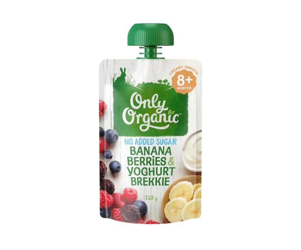 Organic Banana Berries &amp; Yoghurt Brekkie 120g