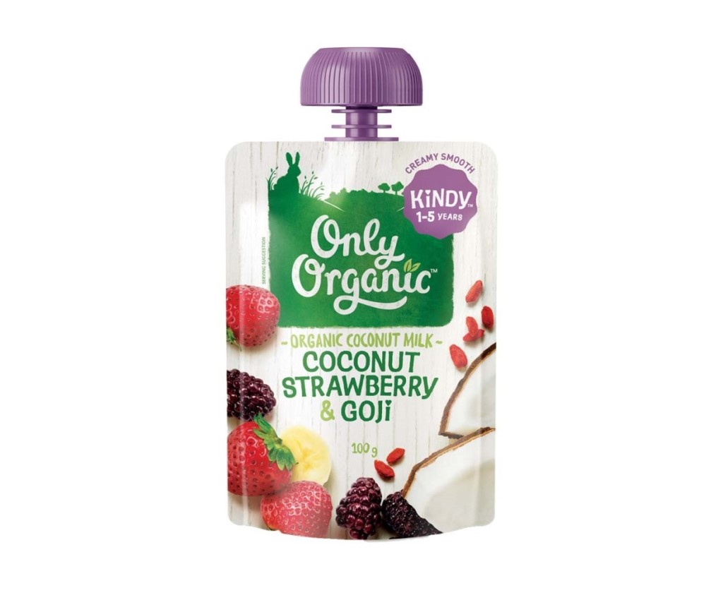 Organic Coconut Strawberry &amp; Goji 100g