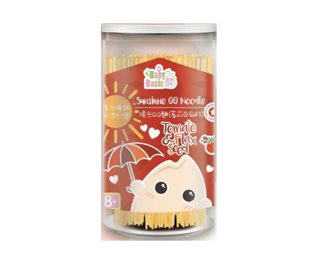 Sunshine QQ Noodle (Tomato &amp; Flax seed) 220g