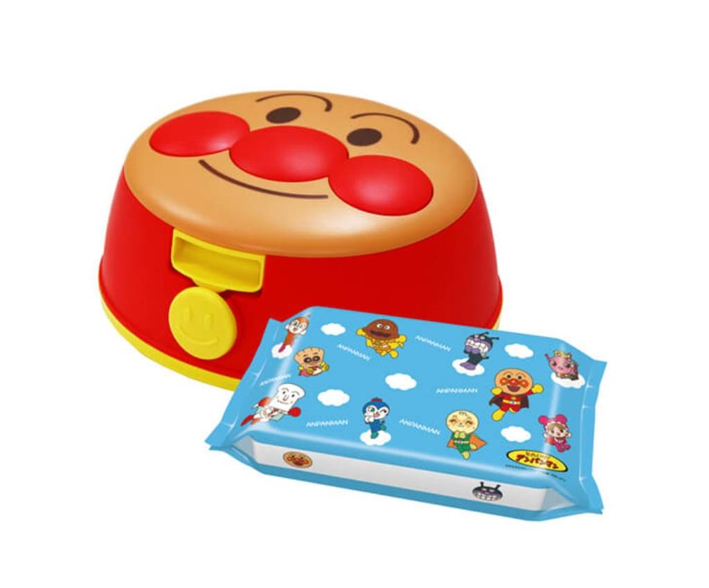 Anpanman Baby Wipe Case (Baby Wipe Included)