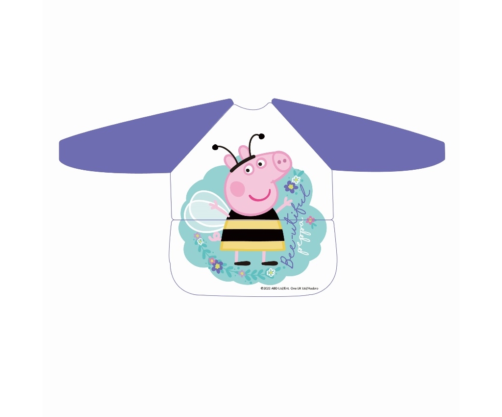 Peppa Pig 長袖連袋防水罩衣 (適用於18個月或以上)