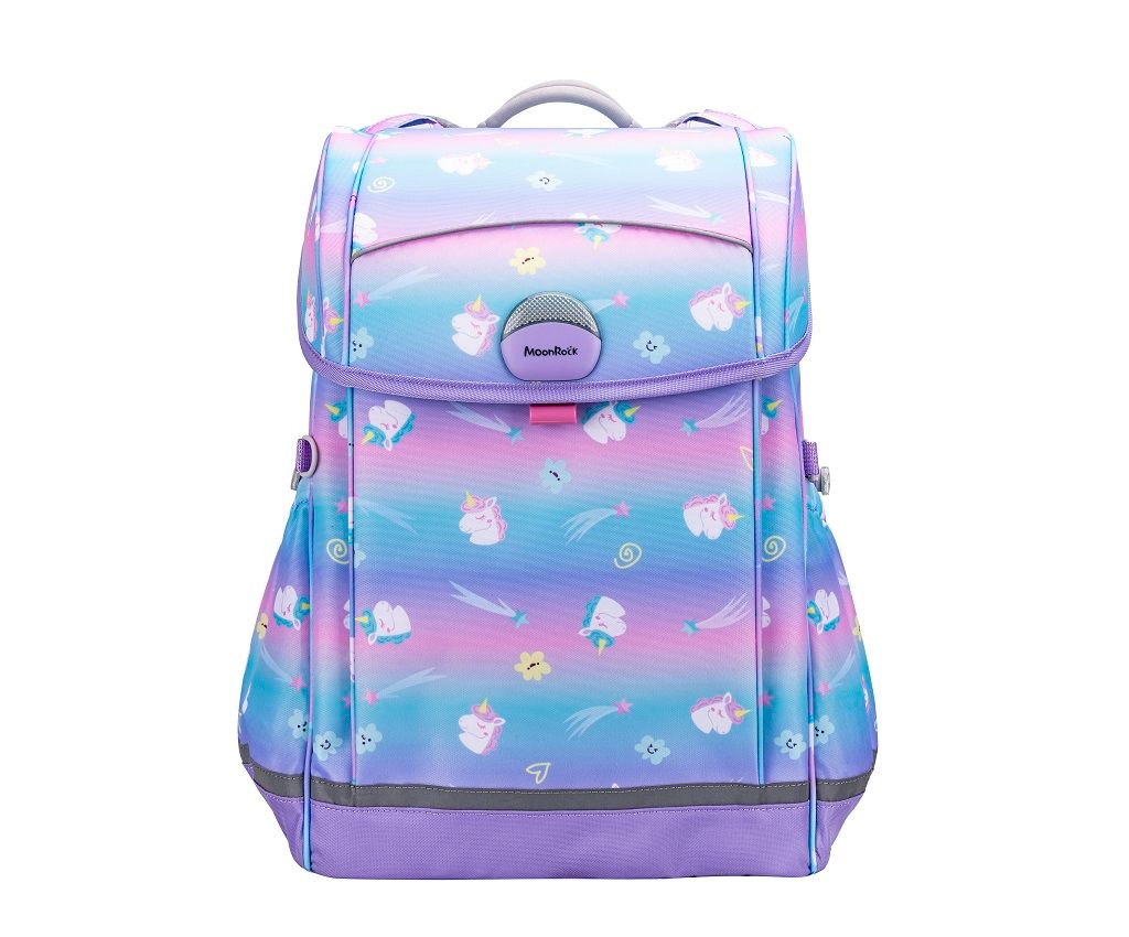SP208P School Bag - Sparkle Unicorn - Ligth Purple