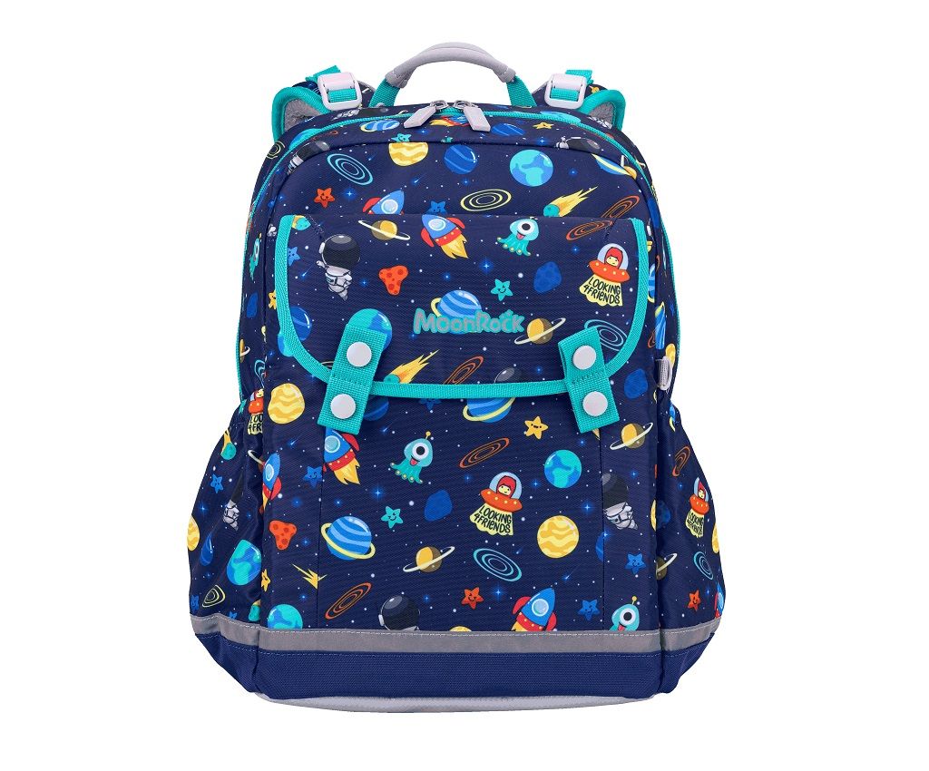 SS100P School Bag - Space Explorer - Dark Blue