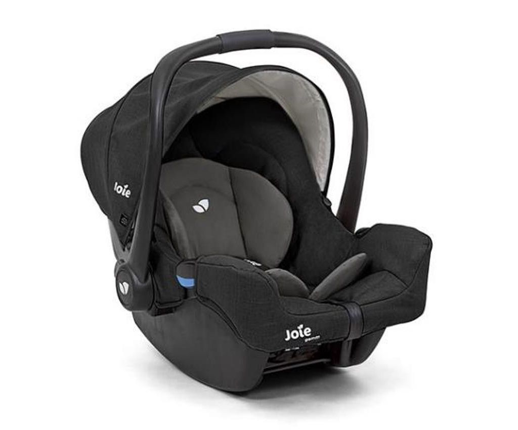 Gemm 提籃式嬰兒汽車安全座椅 (岩黑)