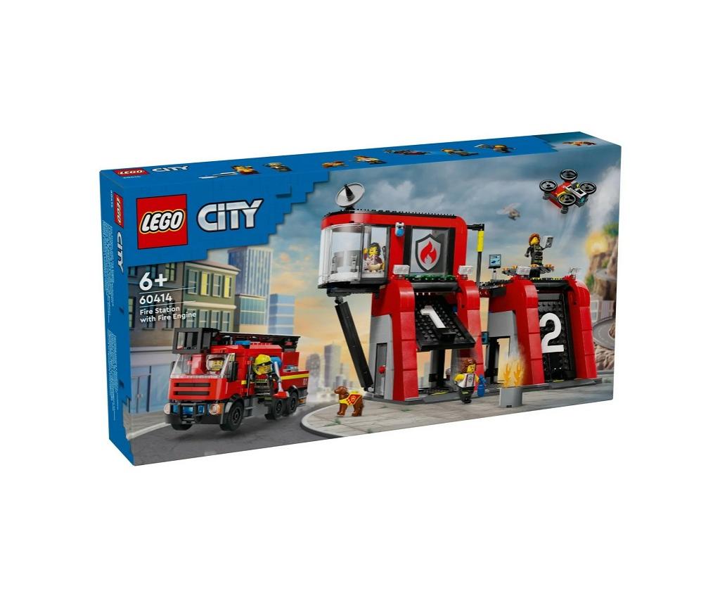 Fire Station with Fire Truck #60414