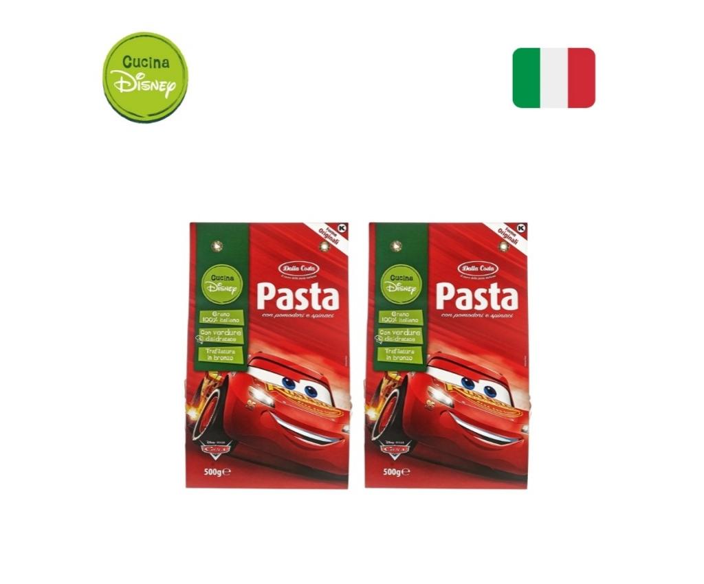 Pasta with Tomato &amp; Spinach 500g - Cars x 2 pcs