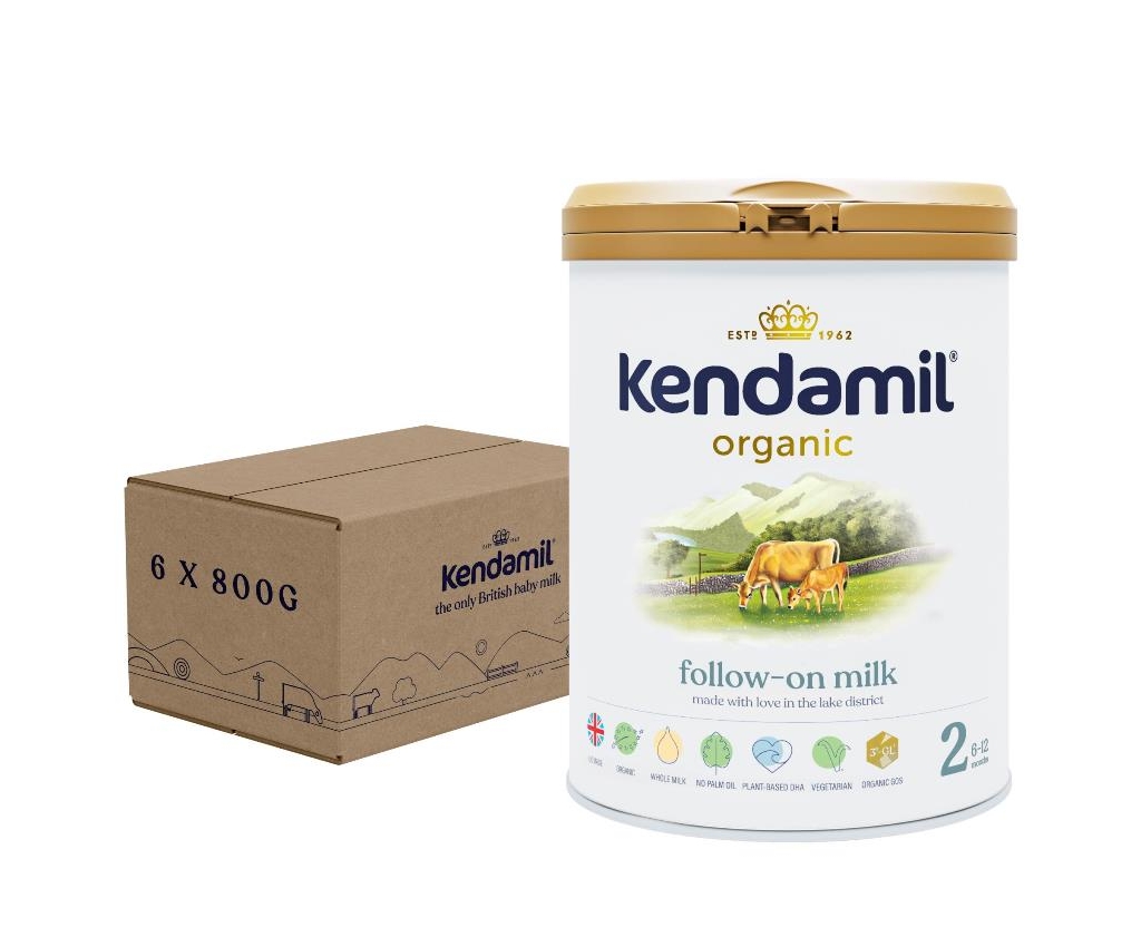 Organic Stage 2 Follow-on Formula Milk Powder 800g x 6 cans (Case Offer)