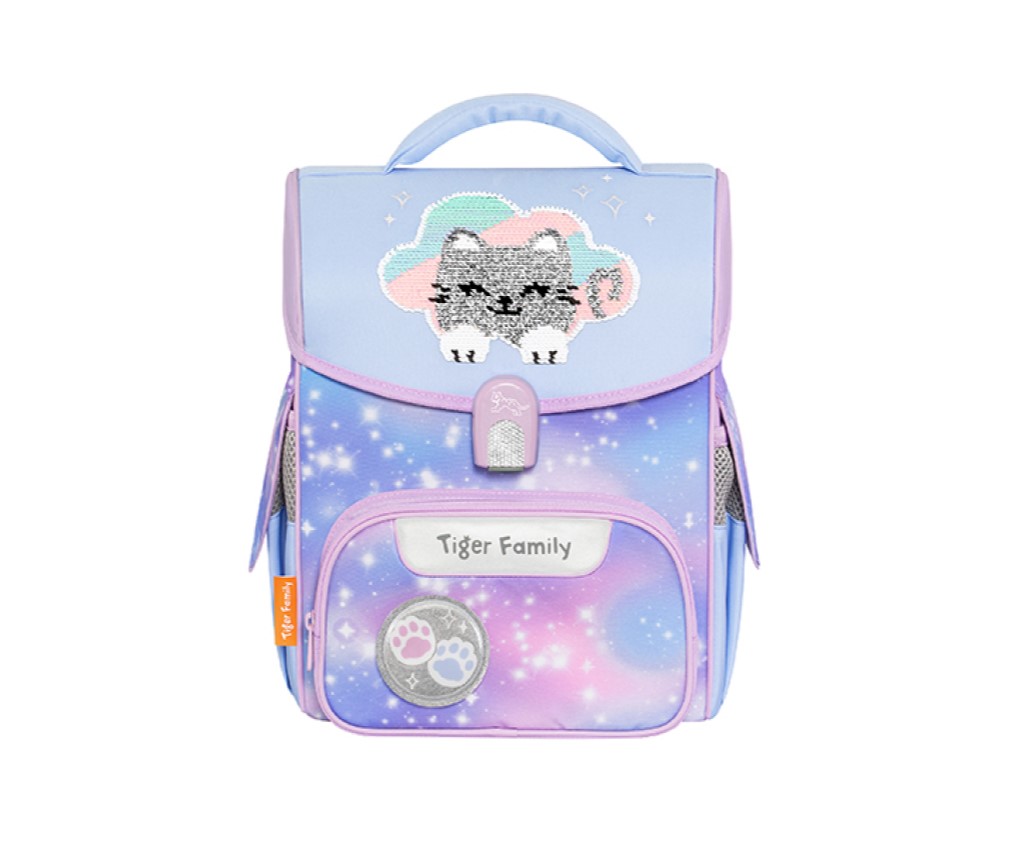 Jolly Schoolbag Pro 2S - Kitty In Clouds [Sequins]