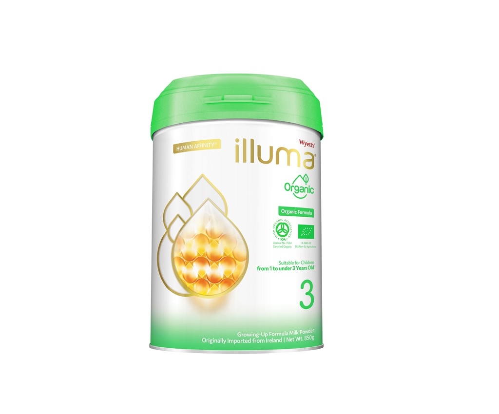 ILLUMA &#174; 親和人體&#174; 有機配方3號幼兒成長配方奶粉 850克