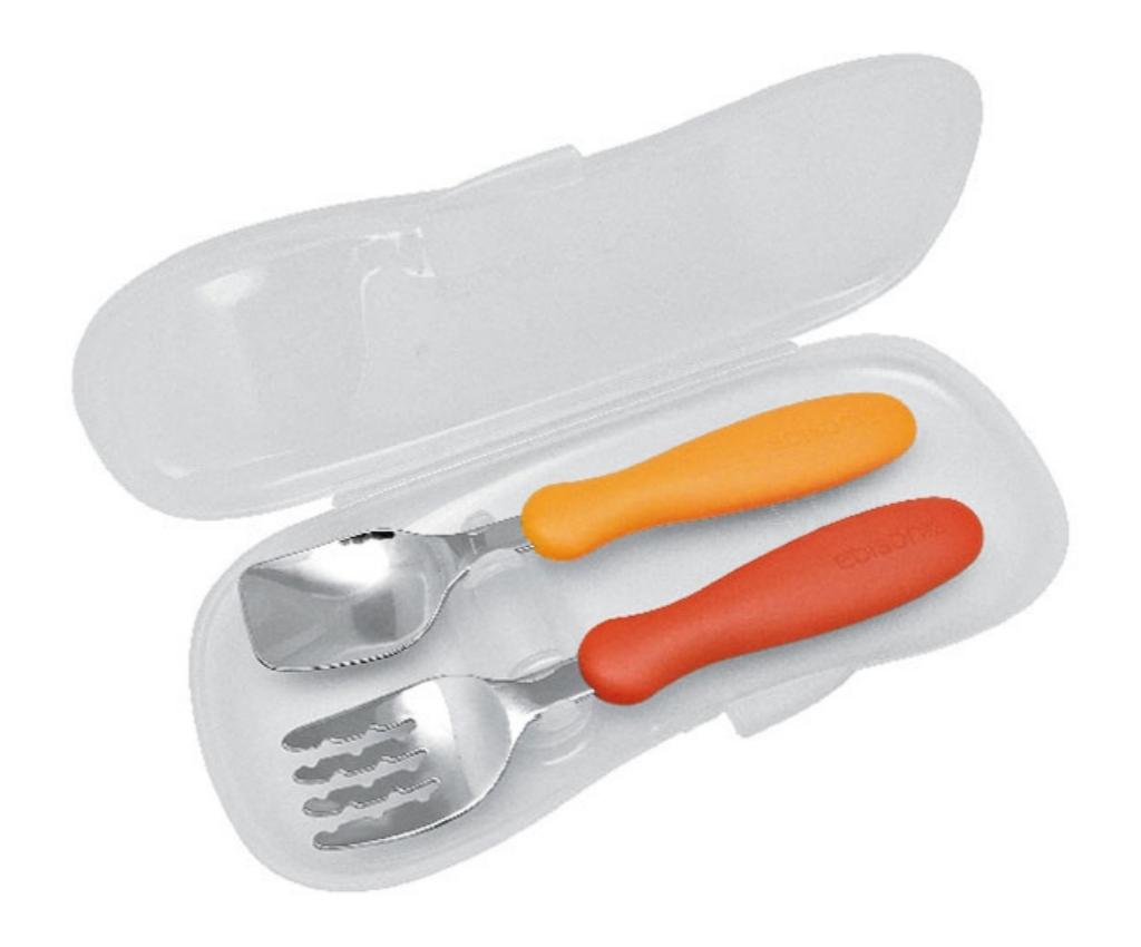 New Fork &amp; Spoon Kids With Case (18M+)