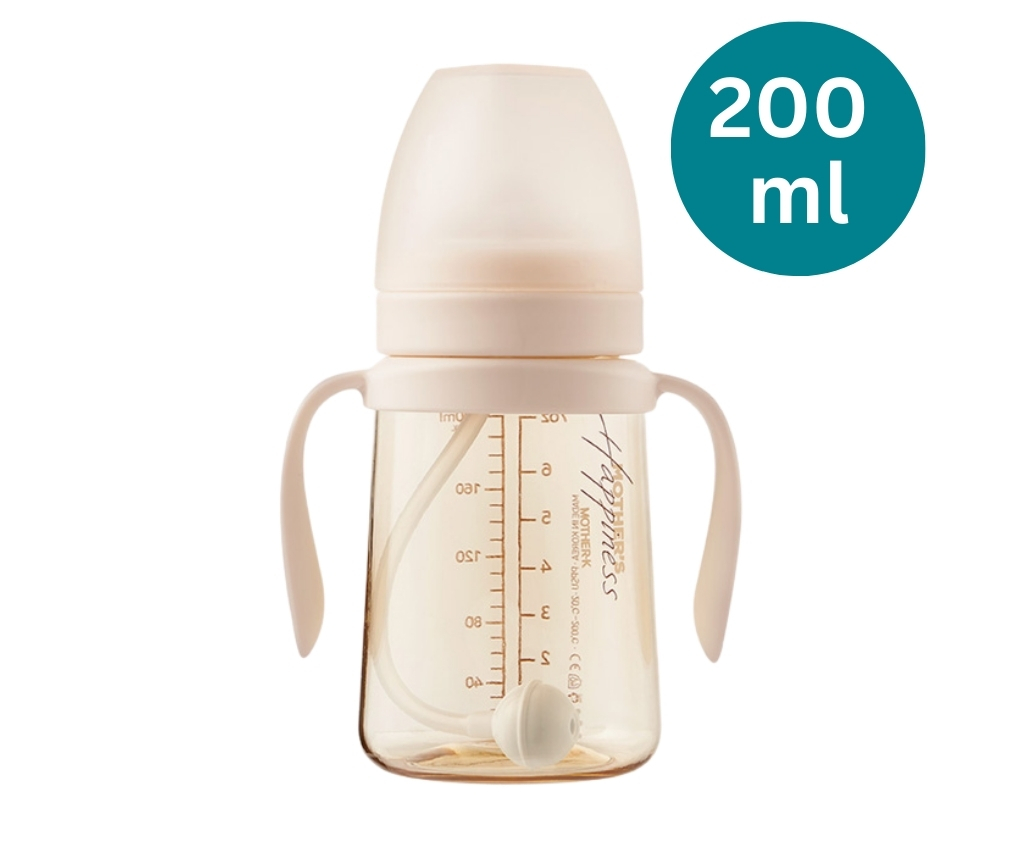 PPSU Weighted Straw Bottle 200ml