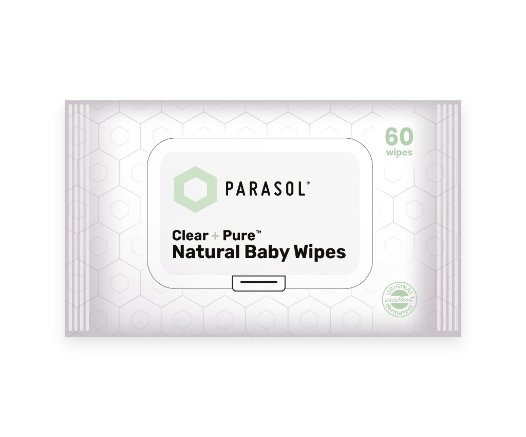 Clear+Pure™ Natural Baby Wipes Bag 60pcs