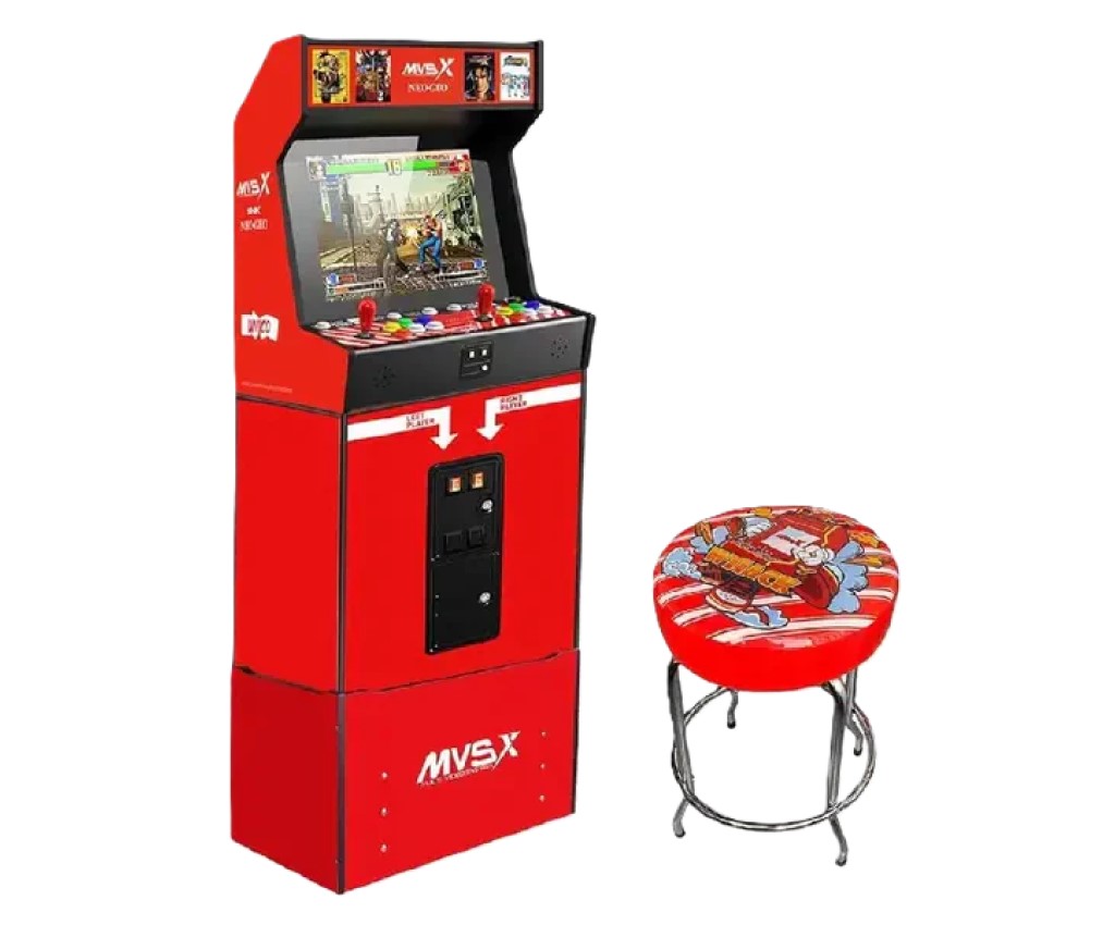 MVSX Home Arcade 正版授權懷舊街機 - 配機身底座、加高底座及街機椅組合