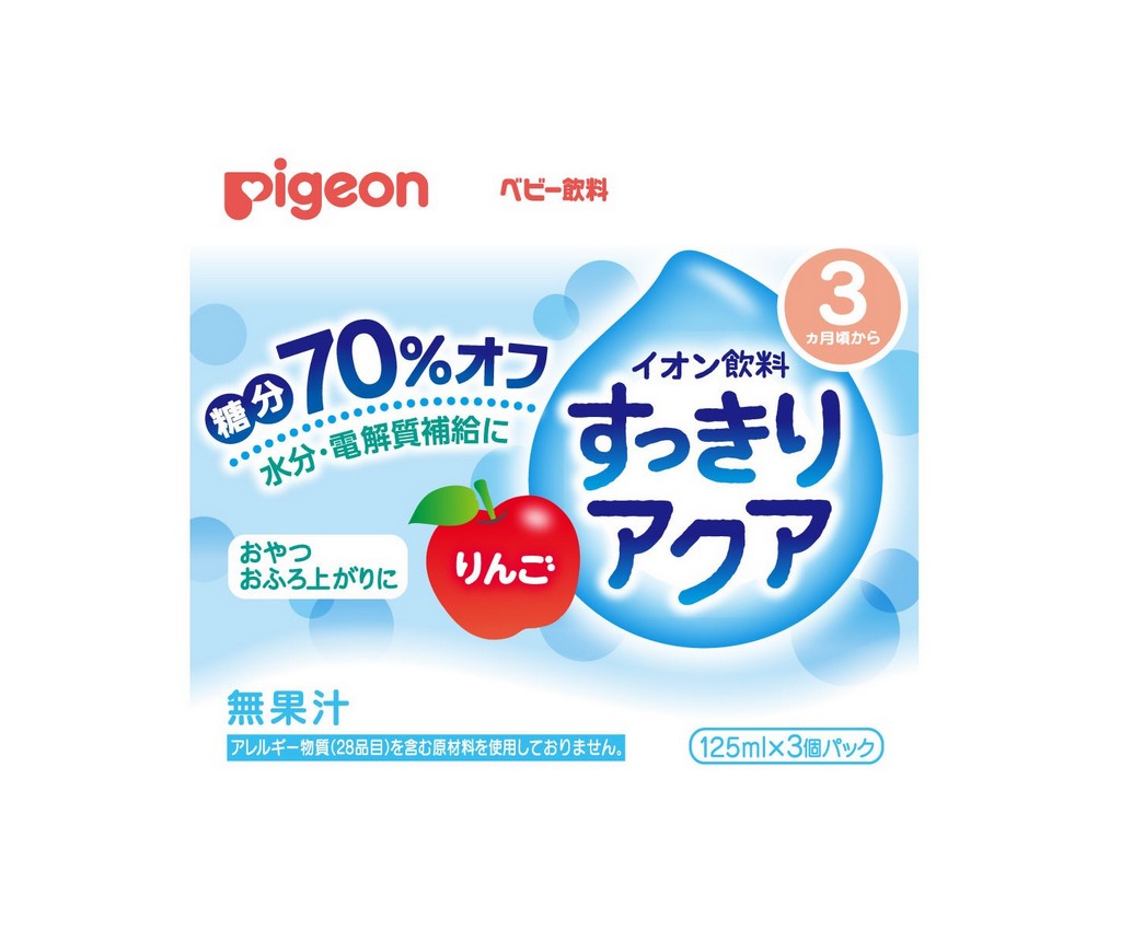 Baby Drink Ion Water Apple 125mlx3packs