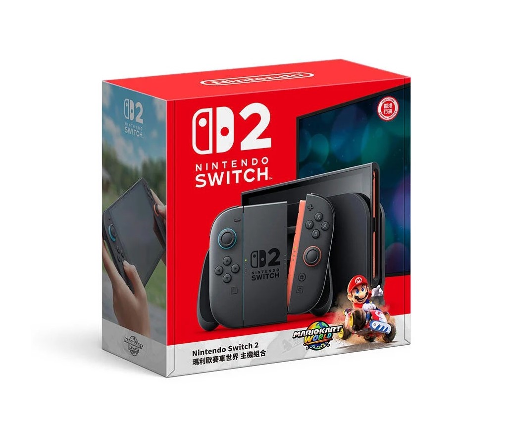 【預購】Switch 2 瑪利歐賽車世界主機組合+ HORI EVA輕薄硬殼主機保護包Plus