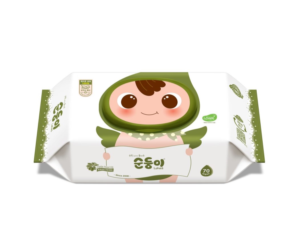 Lohas Baby Wipes 70s (Green)