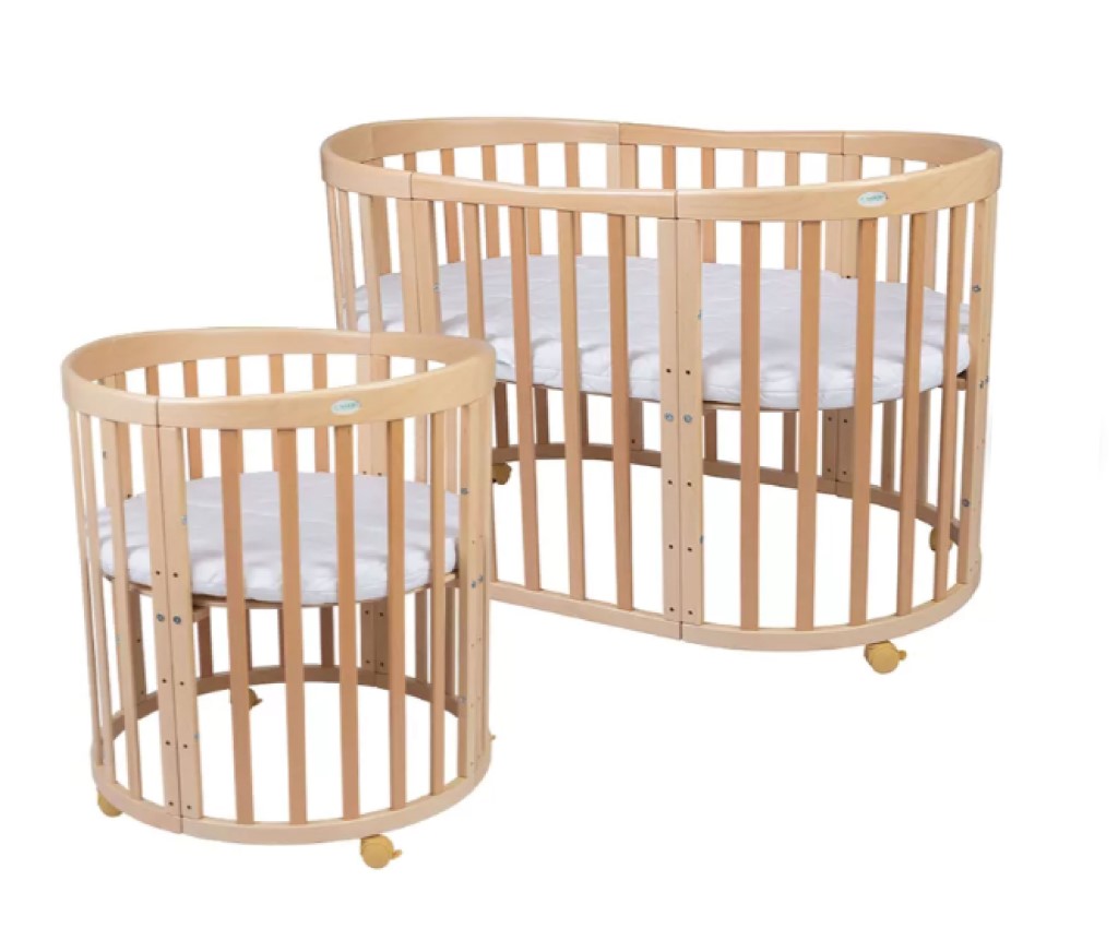 Oval Baby Cot 7-in-1
